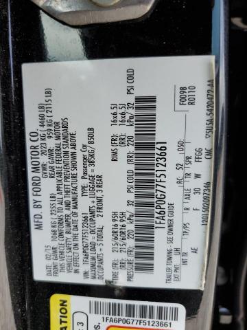 2015 Ford Fusion S VIN: 1FA6P0G77F5123661 Lot: 52836234