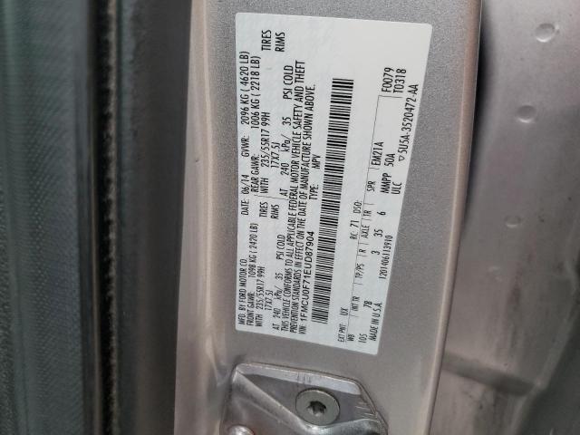 1FMCU0F71EUD87904 | 2014 Ford escape s