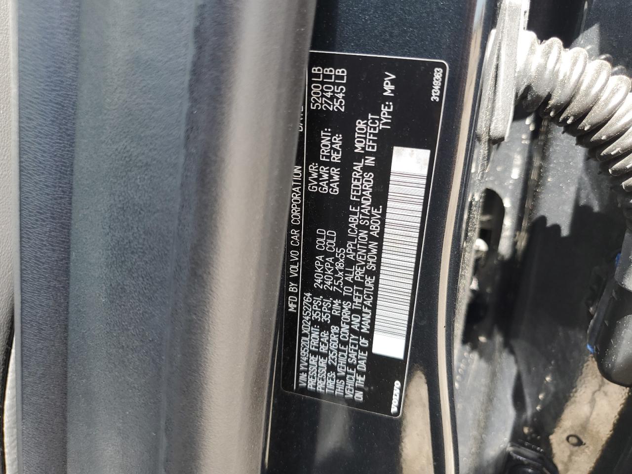 YV4952DLXD2452764 2013 Volvo Xc60 3.2