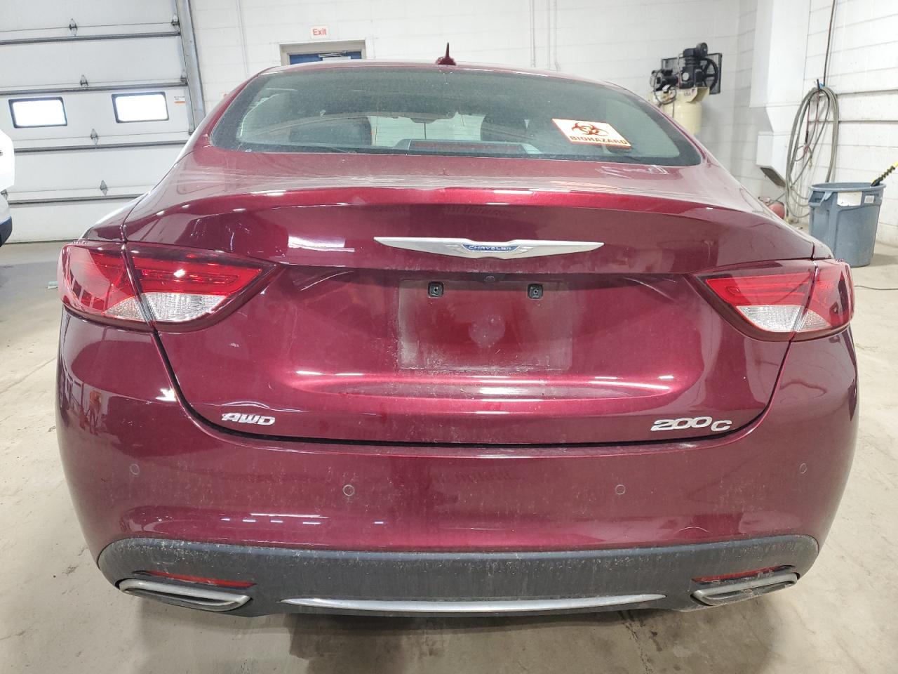 1C3CCCEG0FN656517 2015 Chrysler 200 C