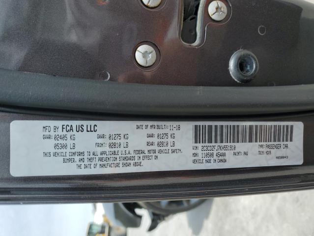 2019 Dodge Challenger R/T Scat Pack VIN: 2C3CDZFJ7KH551910 Lot: 52409244