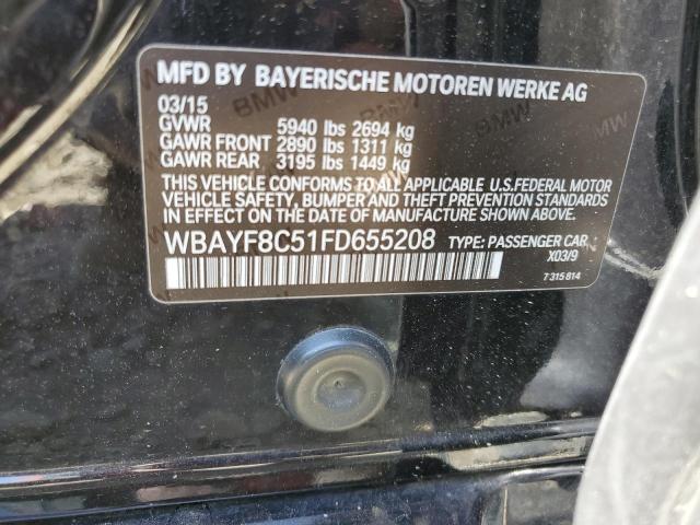 2015 BMW 750 LXI WBAYF8C51FD655208