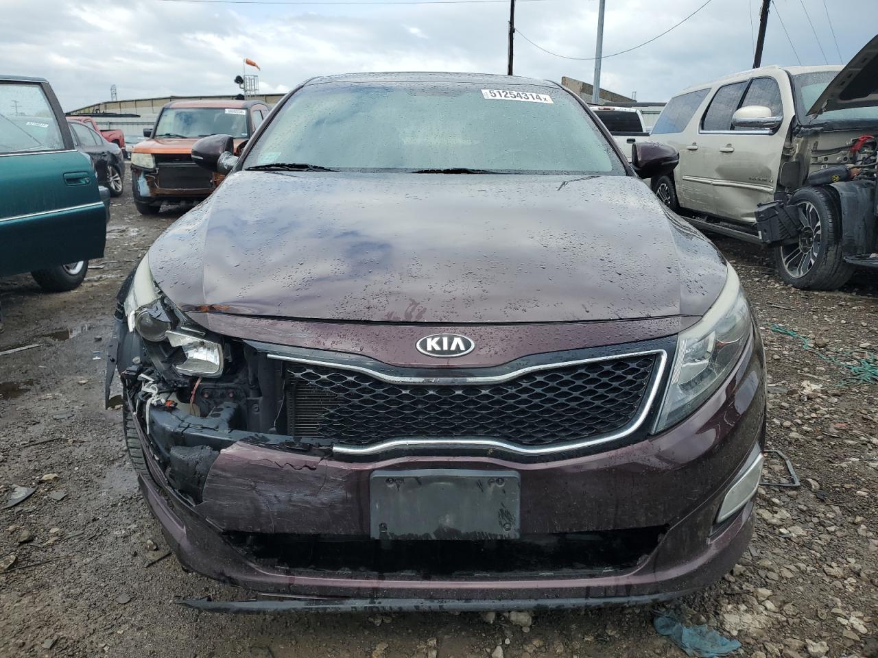 5XXGM4A71EG307933 2014 Kia Optima Lx