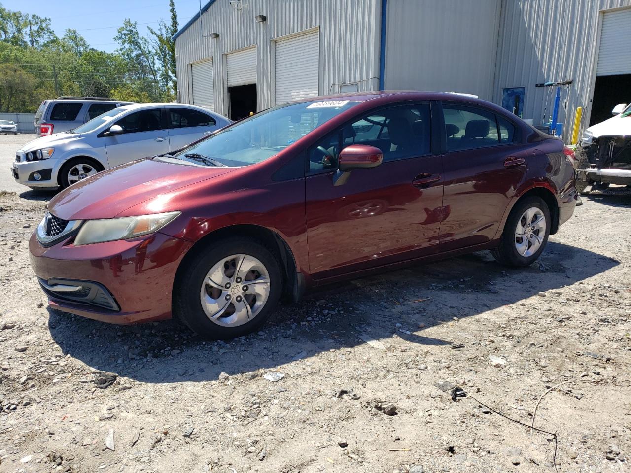 Lot #2445523867 2015 HONDA CIVIC LX