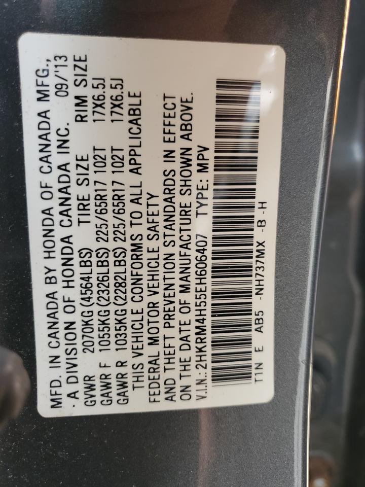 2HKRM4H55EH606407 2014 Honda Cr-V Ex