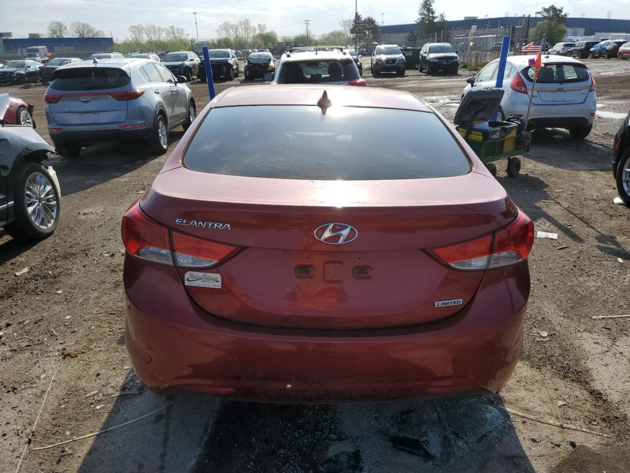 KMHDH4AE5CU246949 2012 Hyundai Elantra Gls