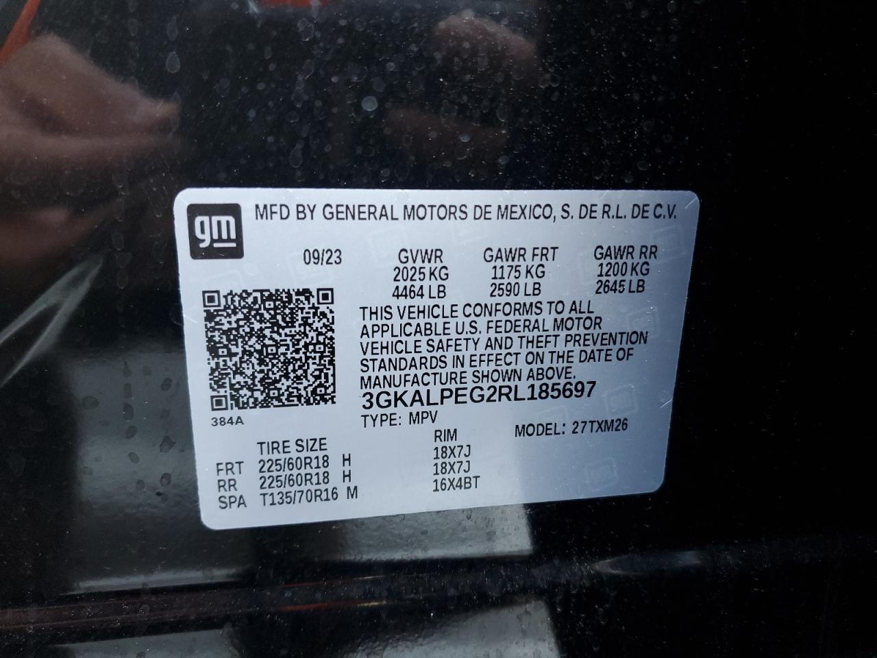 3GKALPEG2RL185697 2024 GMC Terrain Slt