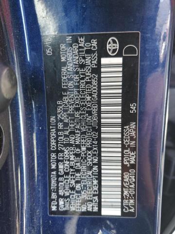 2016 Toyota Mirai VIN: JTDBVRBD1GA000852 Lot: 50066194