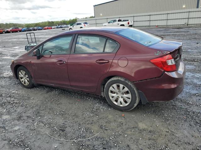 2012 Honda Civic Lx VIN: 2HGFB2F5XCH572715 Lot: 50473214