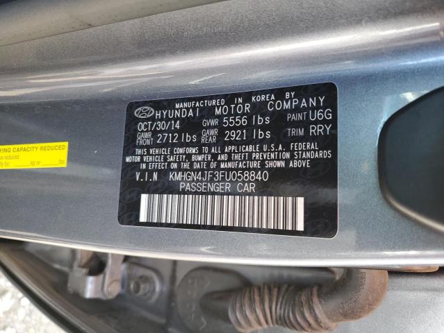 2015 HYUNDAI GENESIS 5. KMHGN4JF3FU058840