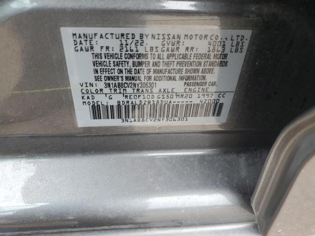 2022 NISSAN SENTRA SV - 3N1AB8CV2NY306301