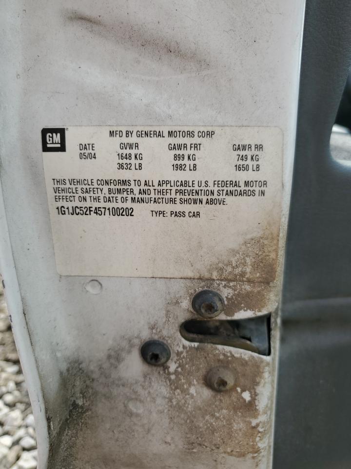 1G1JC52F457100202 2005 Chevrolet Cavalier