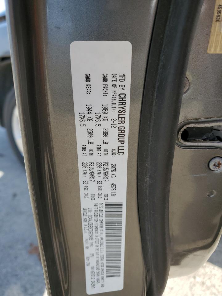 1C4NJDBB9CD625499 2012 Jeep Compass Sport