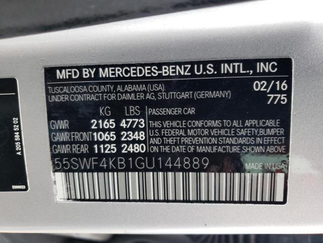 2016 MERCEDES-BENZ C 300 4MAT - 55SWF4KB1GU144889