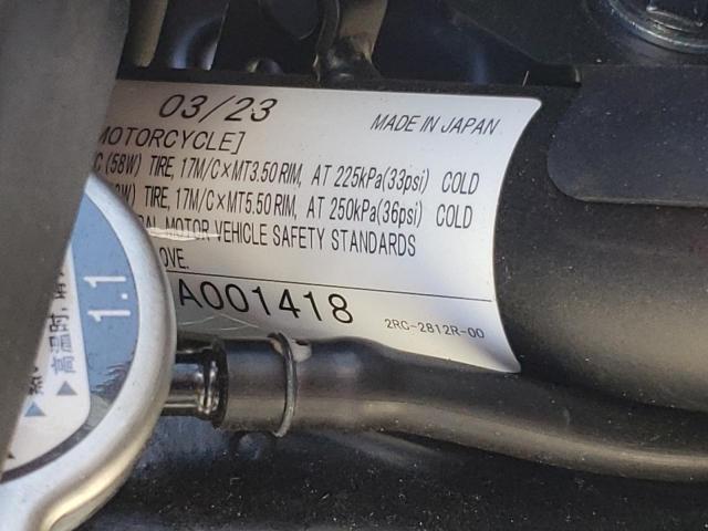 2023 YAMAHA MT07 C JYARM32Y5PA001418