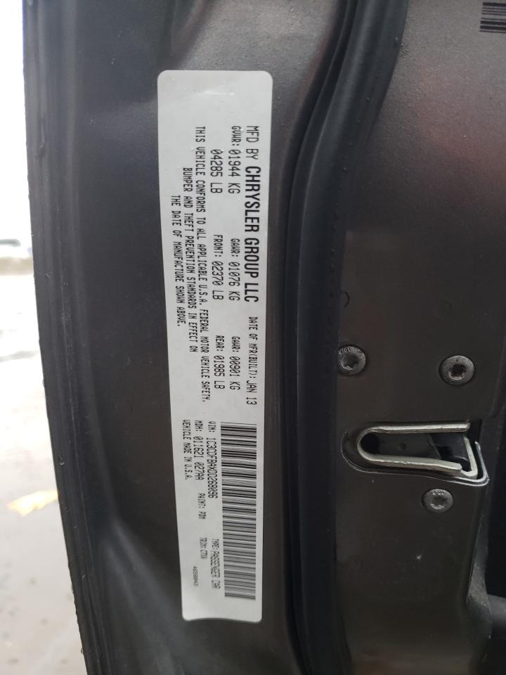 1C3CDFBAXDD268096 2013 Dodge Dart Sxt