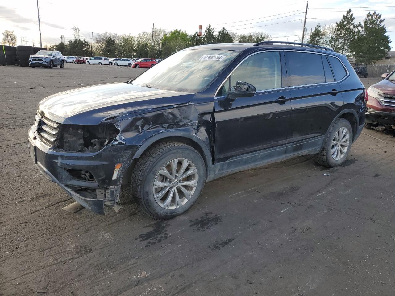 2019 Volkswagen Tiguan Se vin: 3VV2B7AX5KM074331