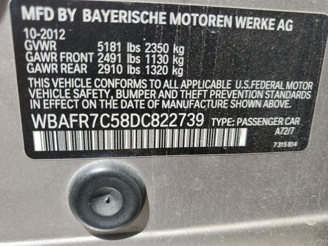 VIN WBAFR7C58DC822739 2013 BMW 5 Series, 535 I no.12