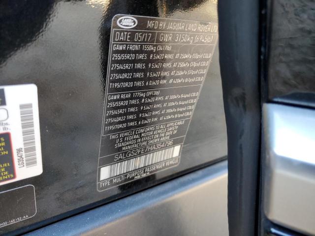2017 LAND ROVER RANGE ROVE - SALGS2FE7HA354796