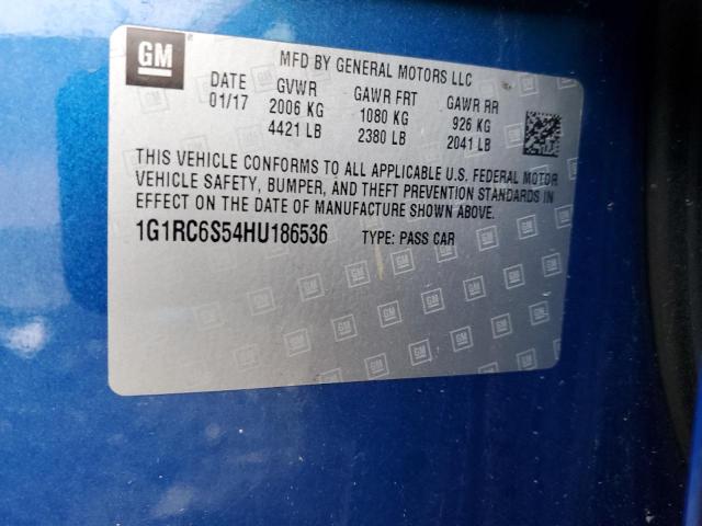 VIN 1G1RC6S54HU186536 2017 Chevrolet Volt, LT no.12