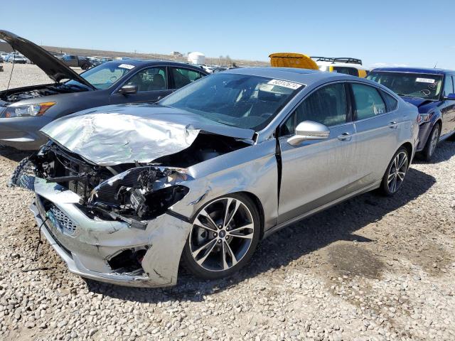 Lot #2505383639 2020 FORD FUSION TIT salvage car