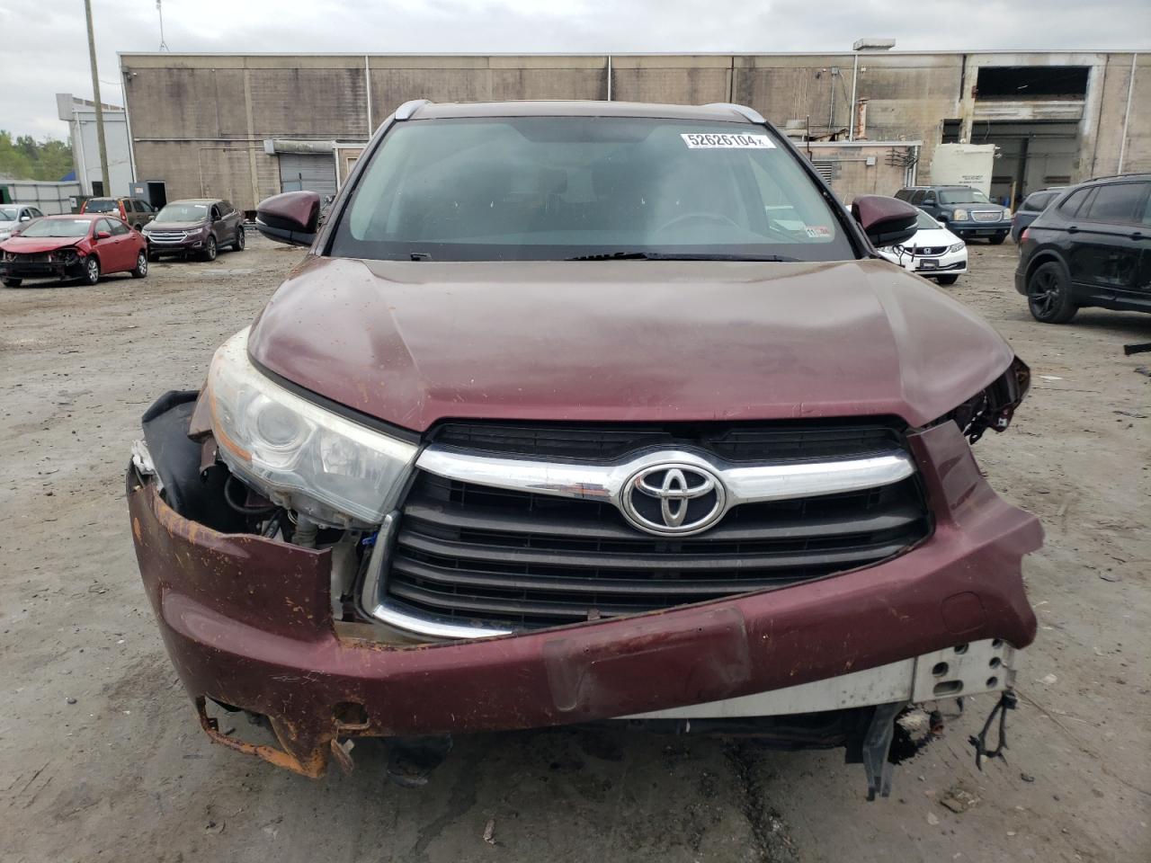 2015 Toyota Highlander Limited vin: 5TDDKRFH3FS166306