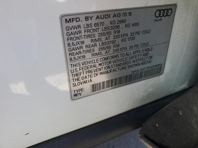 VIN WA1LAAF70HD016654 2017 Audi Q7, Premium Plus no.13