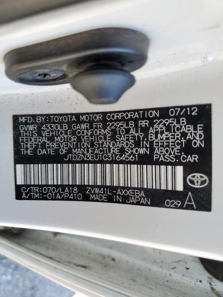 JTDZN3EU1C3164561 2012 Toyota Prius V