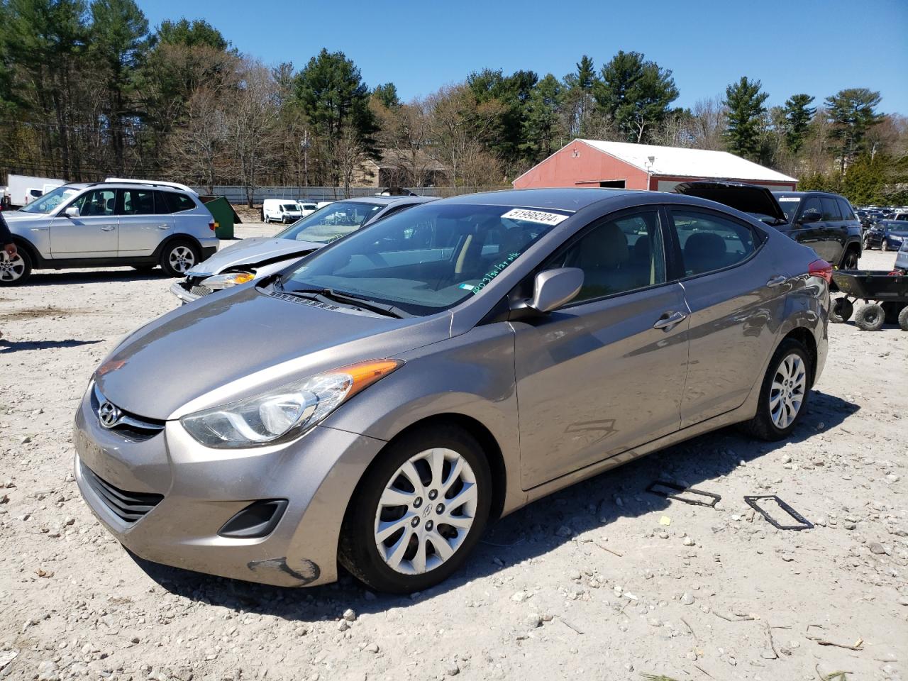 5NPDH4AEXCH116258 2012 Hyundai Elantra Gls