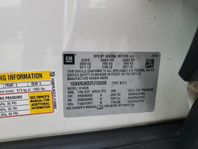 2015 CHEVROLET TRAVERSE L - 1GNKRJKD2FJ126908