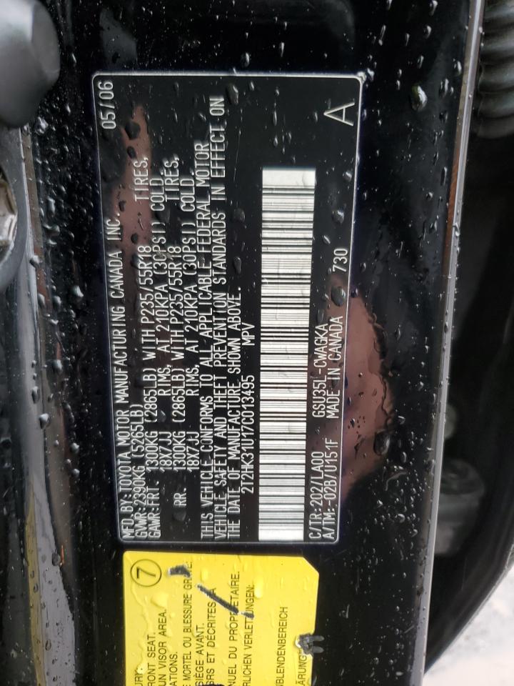 2T2HK31U17C013495 2007 Lexus Rx 350