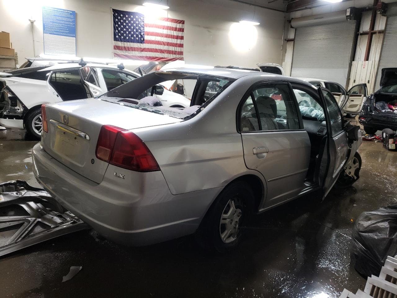 Lot #2566371480 2002 HONDA CIVIC LX