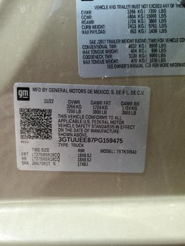 2023 GMC SIERRA K15 - 3GTUUEE87PG159475