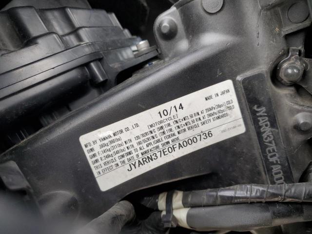 2015 YAMAHA FJ09 JYARN37E0FA000736