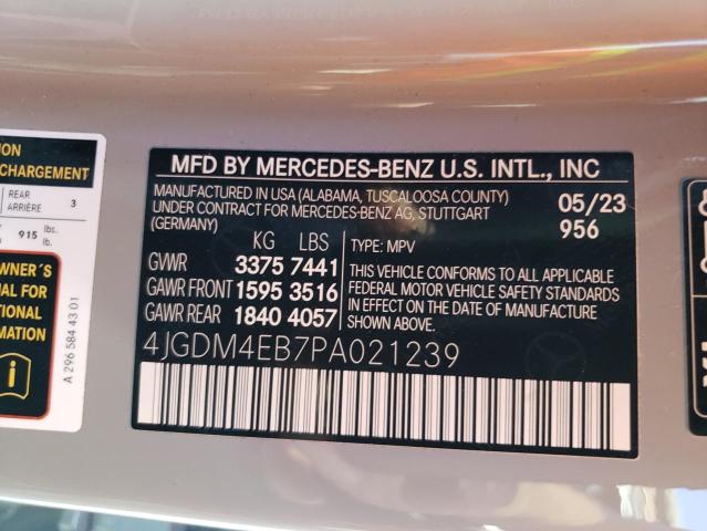 2023 MERCEDES-BENZ EQS SUV 58 - 4JGDM4EB7PA021239