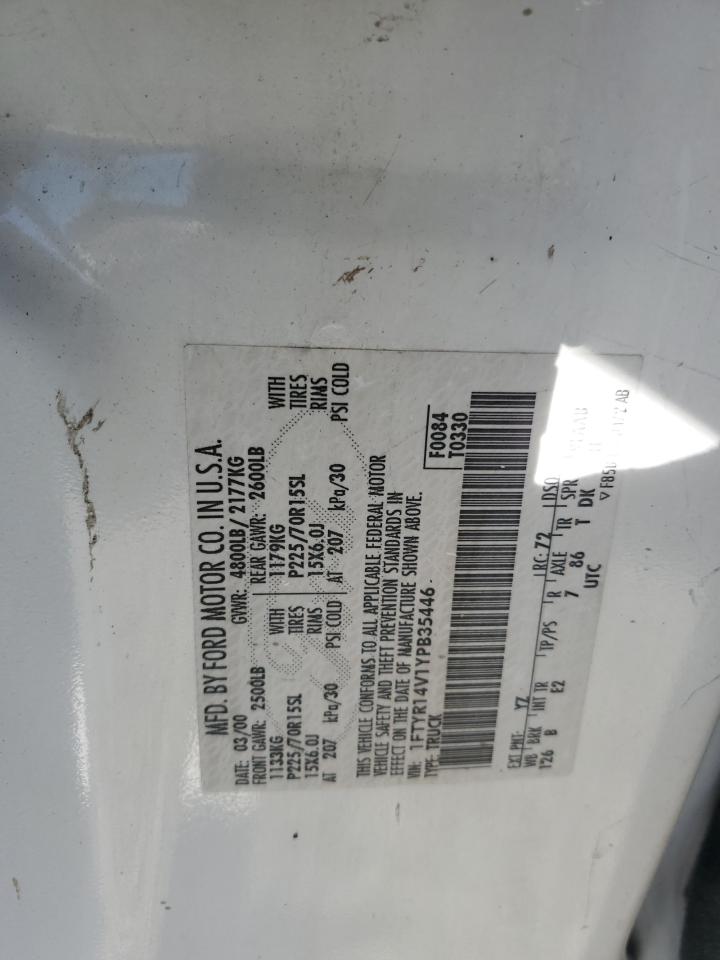 1FTYR14V1YPB35446 2000 Ford Ranger Super Cab