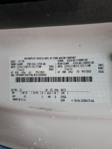 2020 Ford F350 Super Duty VIN: 1FDRF3GT9LEC32543 Lot: 49792684