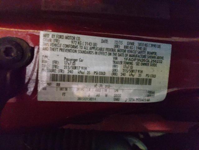 2016 Ford Focus Titanium VIN: 1FADP3N26GL256232 Lot: 51065774