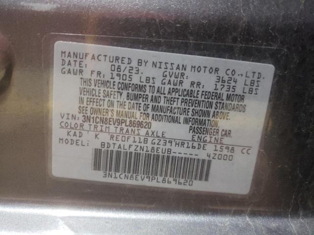 2023 Nissan Versa Sv VIN: 3N1CN8EV9PL869620 Lot: 51955544