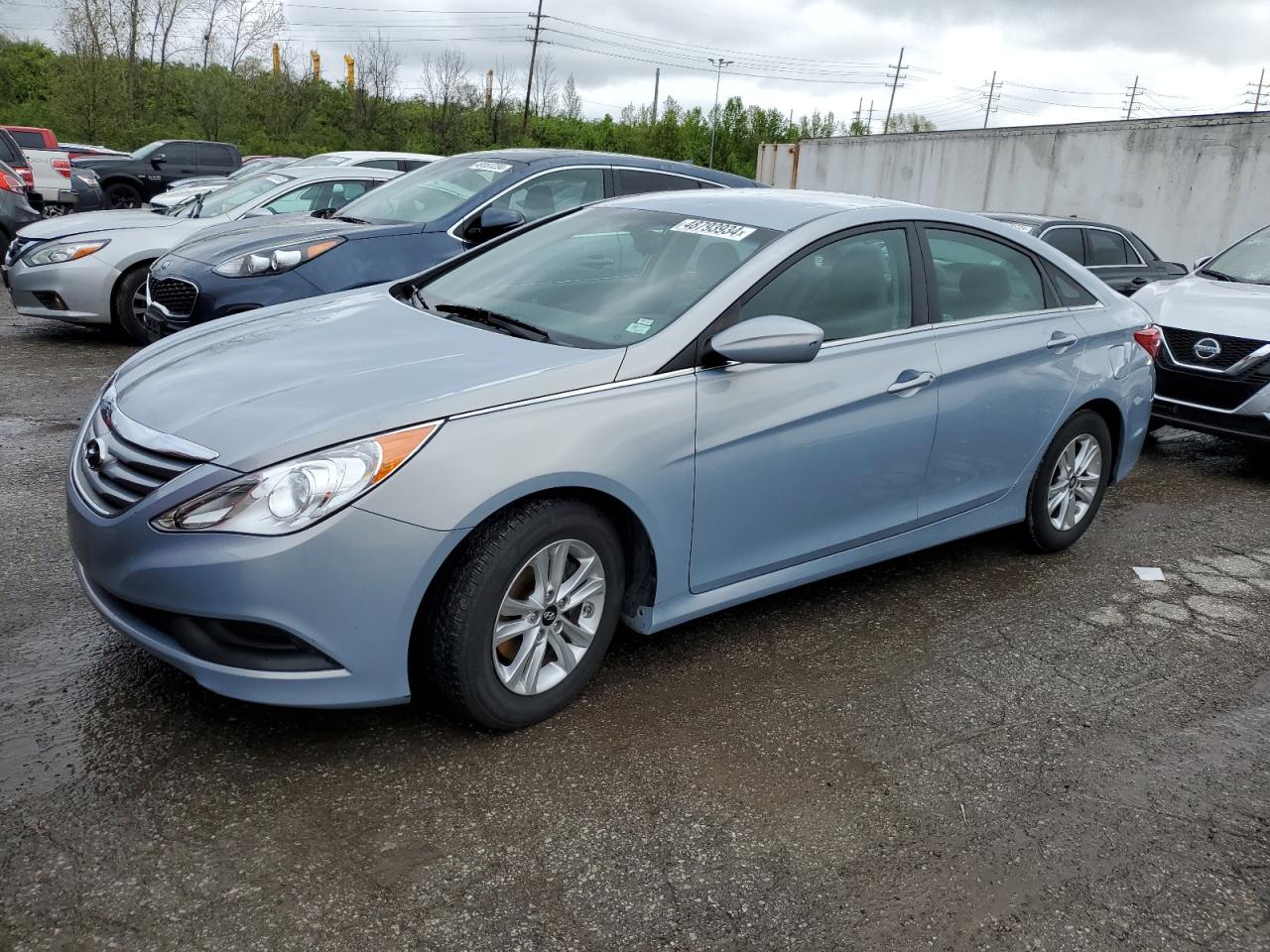 5NPEB4AC2EH840744 2014 Hyundai Sonata Gls