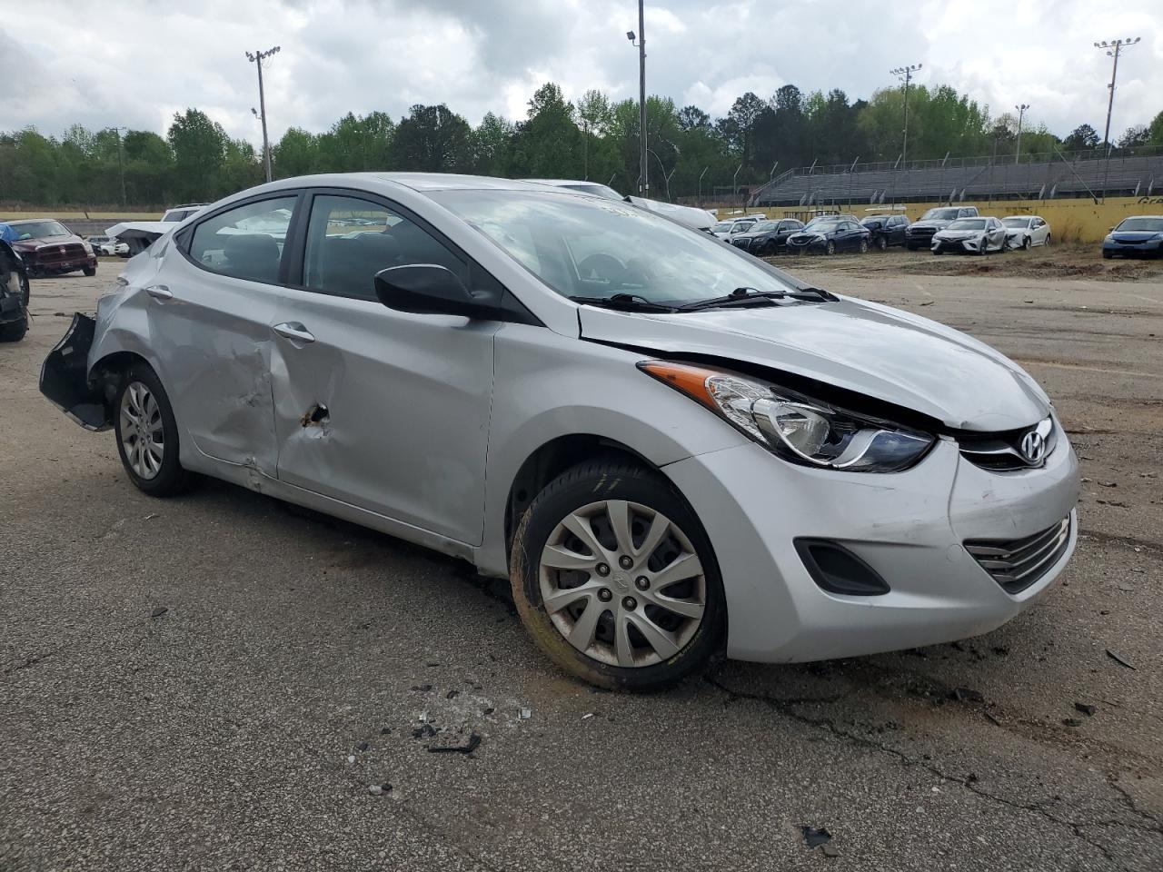 KMHDH4AE7DU594981 2013 Hyundai Elantra Gls