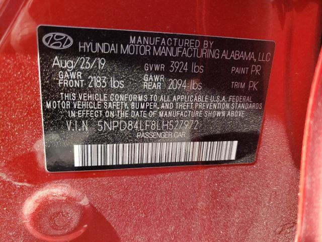 5NPD84LF8LH527976 2020 Hyundai Elantra Sel