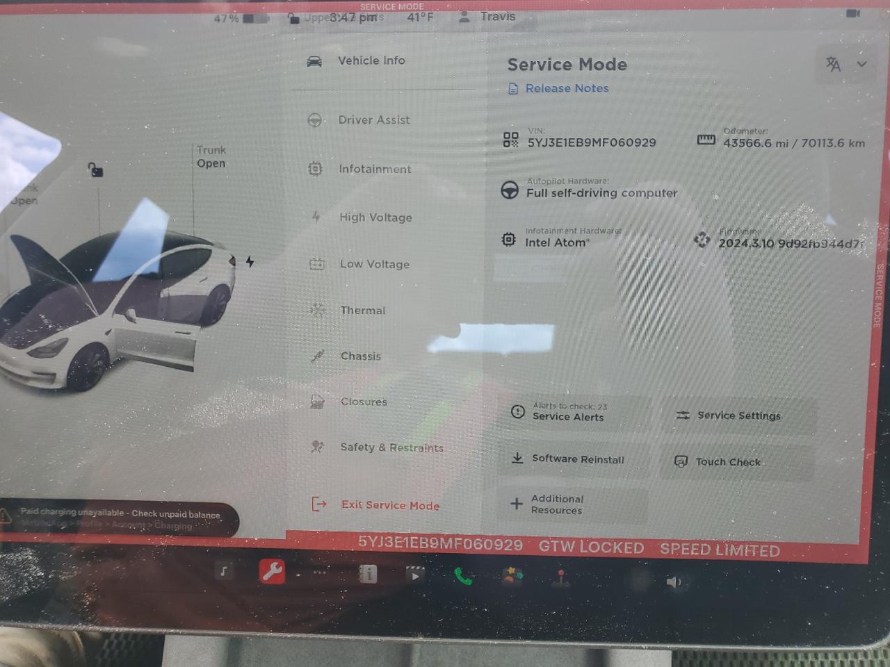 5YJ3E1EB9MF060929 2021 Tesla Model 3