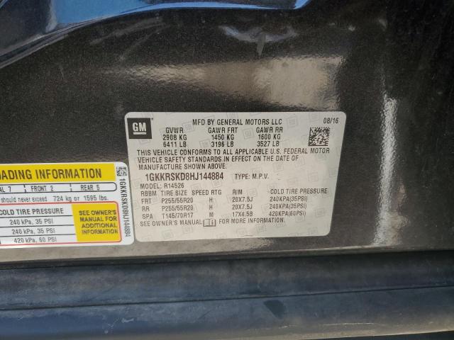 2017 GMC Acadia Limited Slt-2 VIN: 1GKKRSKD8HJ144884 Lot: 51770734