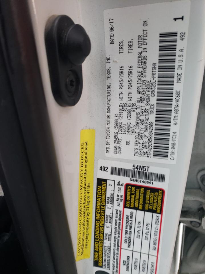 5TFAZ5CN5HX042908 2017 Toyota Tacoma Double Cab