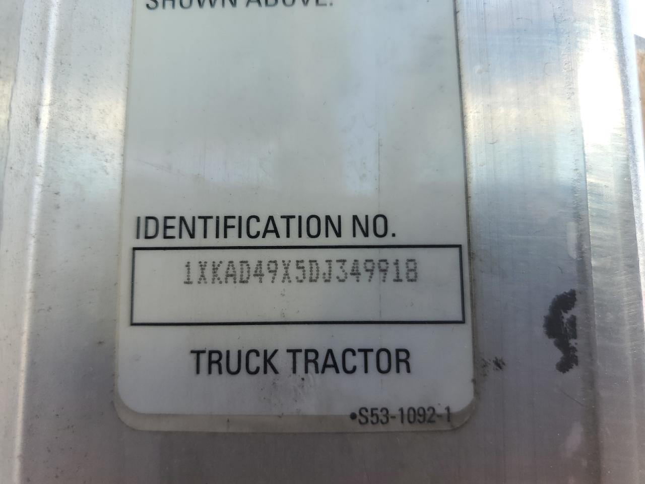 Lot #3024191838 2013 KENWORTH CONSTRUCTI