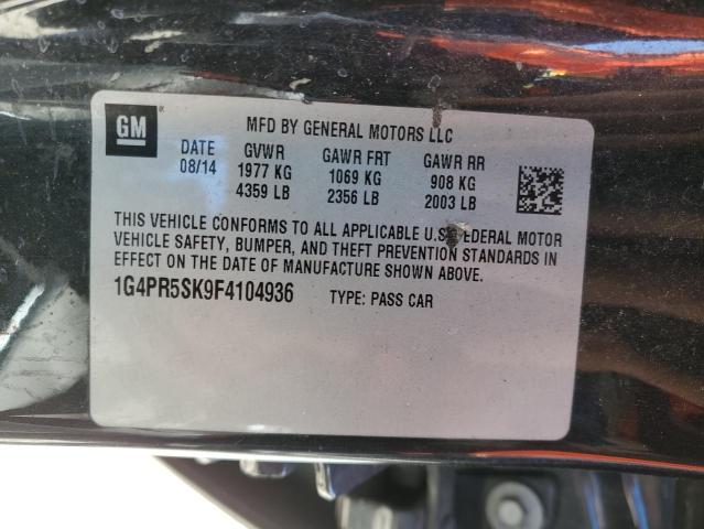 2015 BUICK VERANO CON 1G4PR5SK9F4104936