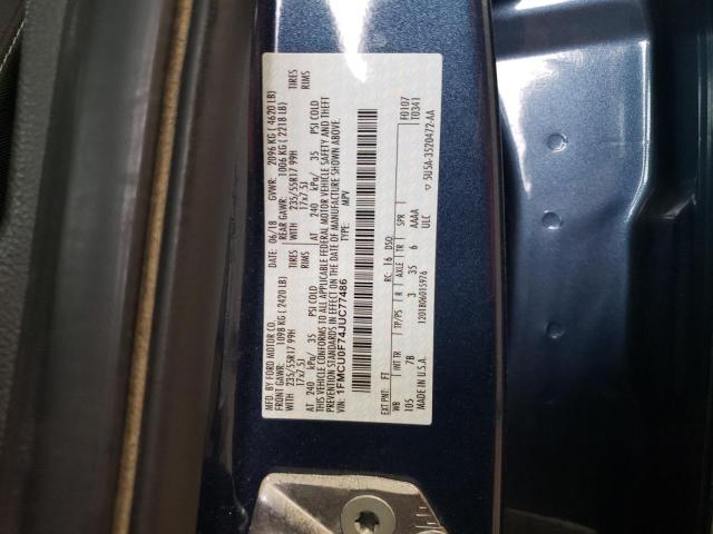 2018 FORD ESCAPE S 1FMCU0F74JUC77486