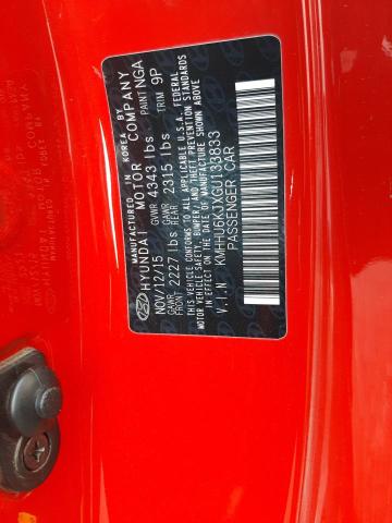 2016 HYUNDAI GENESIS CO - KMHHU6KJXGU133833