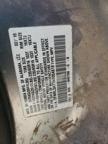 2010 Honda Odyssey Exl VIN: 5FNRL3H77AB054819 Lot: 49541514